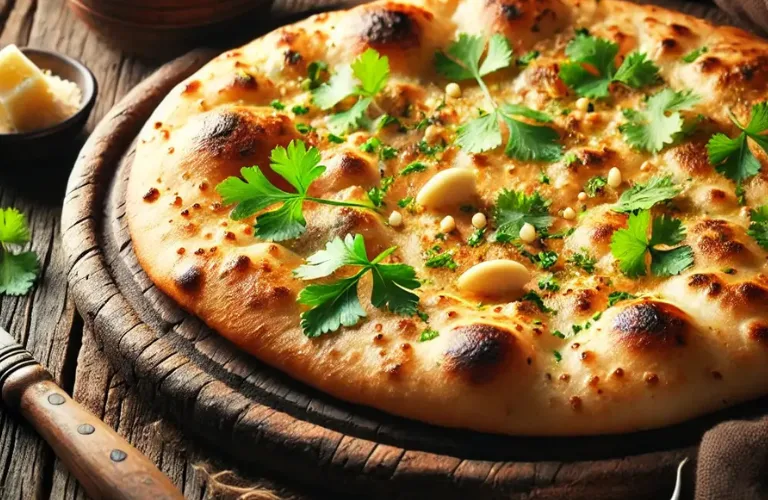 Garlic and Coriander Naan